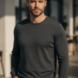 Banana Republic Men’s Merino Wool Sweater with Custom Embroidery