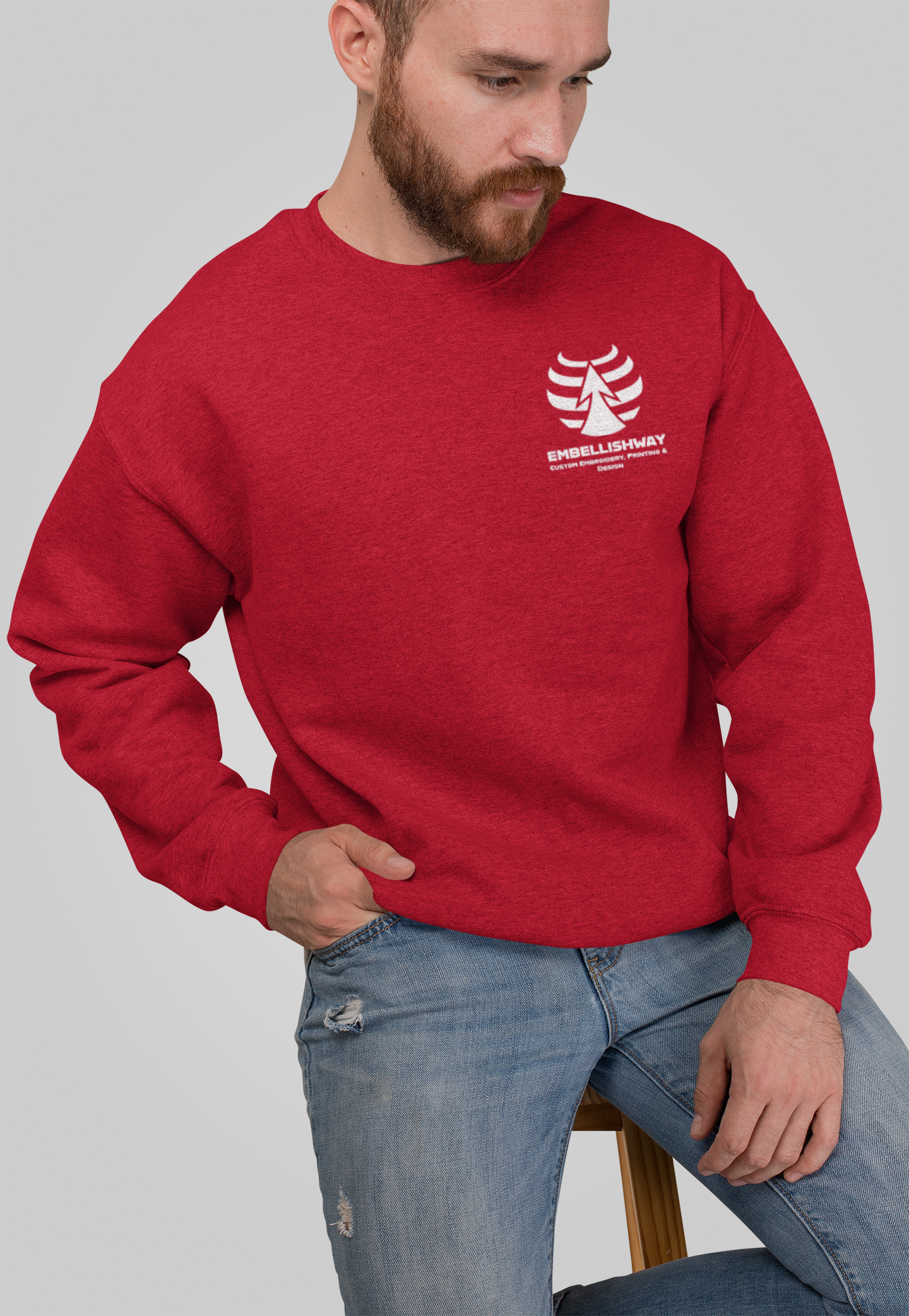 Men's Custom Embroidery Sweatshirt