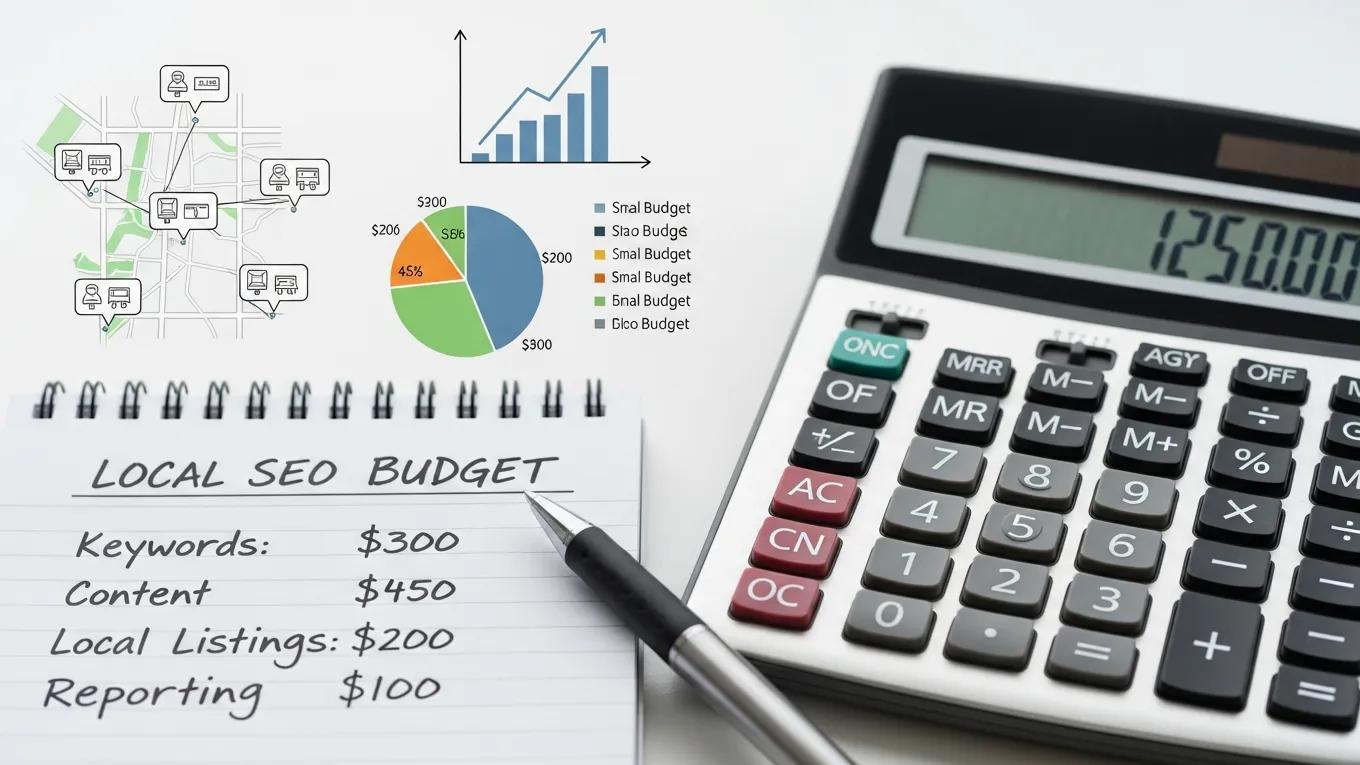 Calculator and budget planning for local SEO services pricing structure