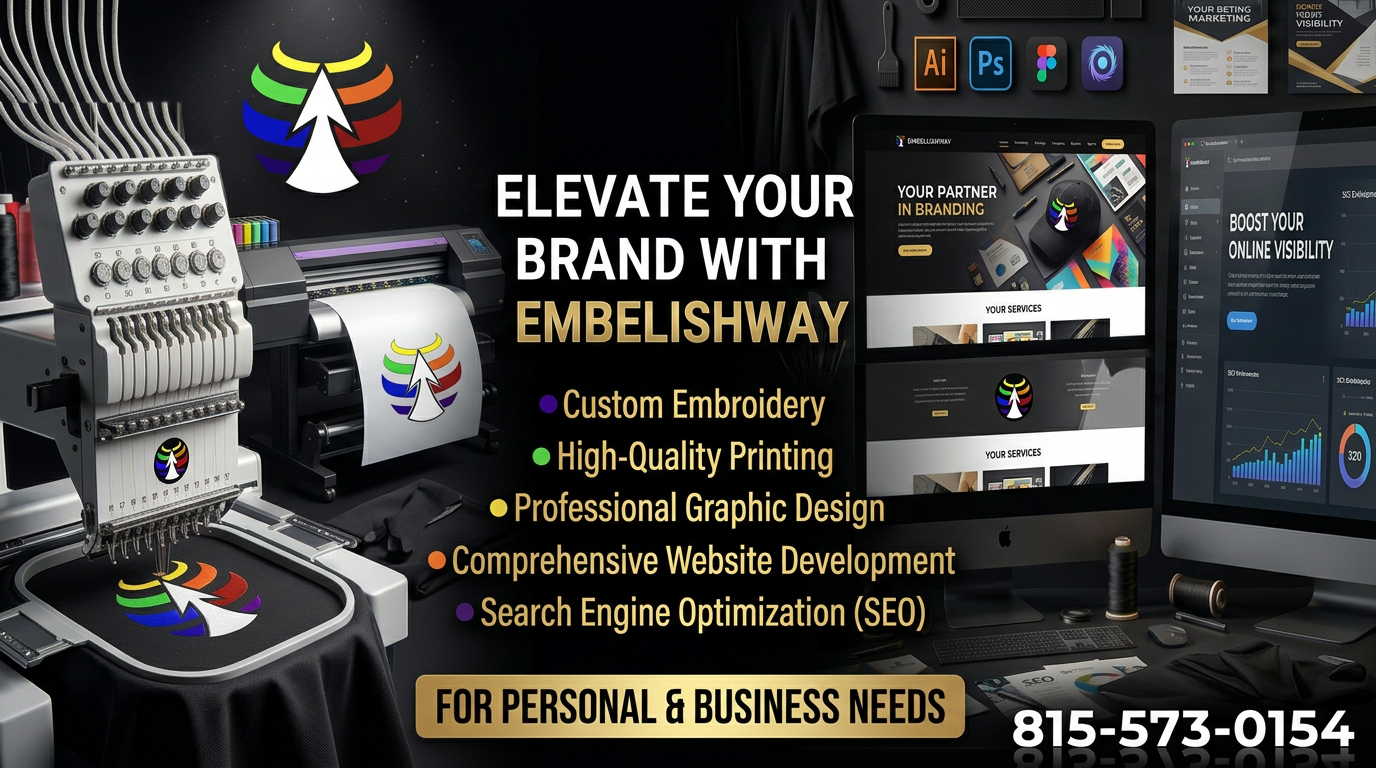 High quality custom printed shirts and embroidery work