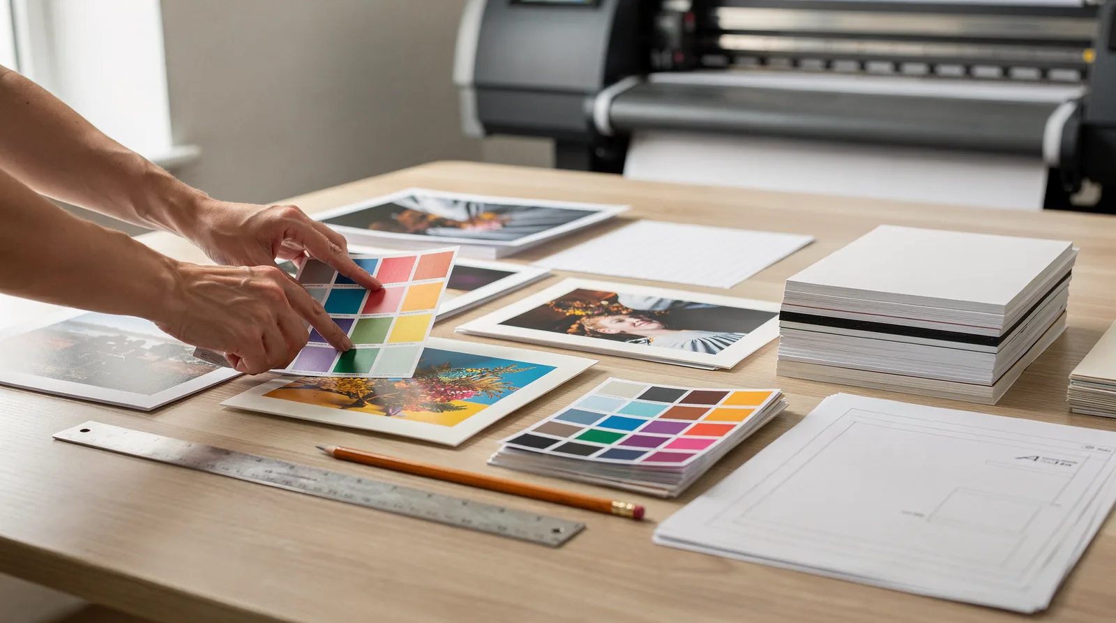Embellishway's comprehensive services combine embroidery and printing with in-house graphic design support for finalizing