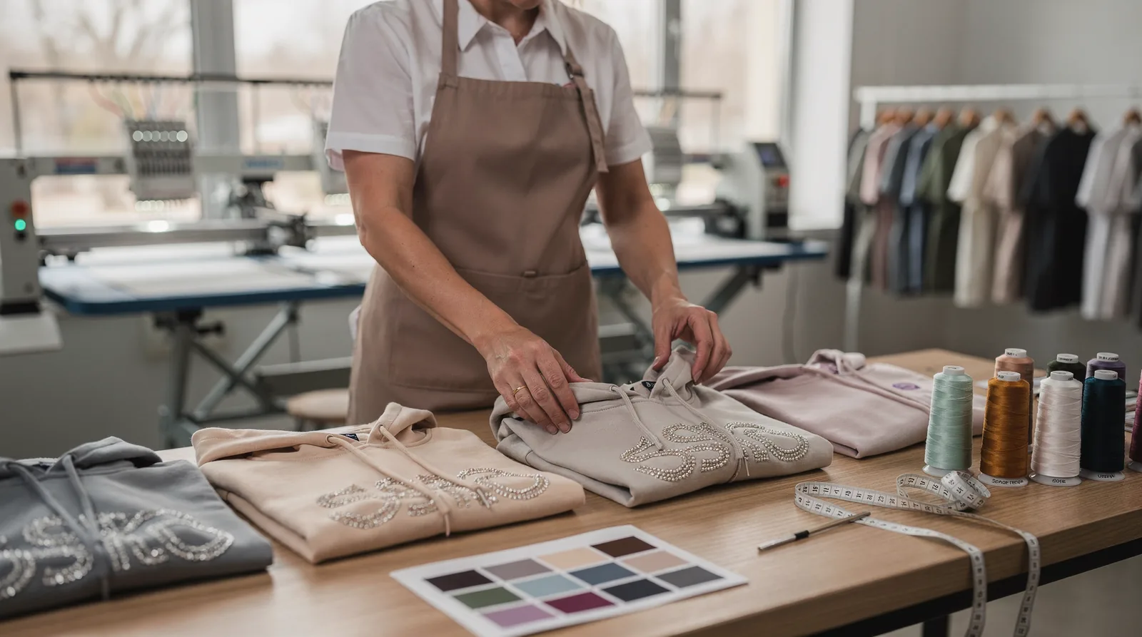 Embellishway earns consideration through a combined service model built for apparel decoration decisions. Embroidery