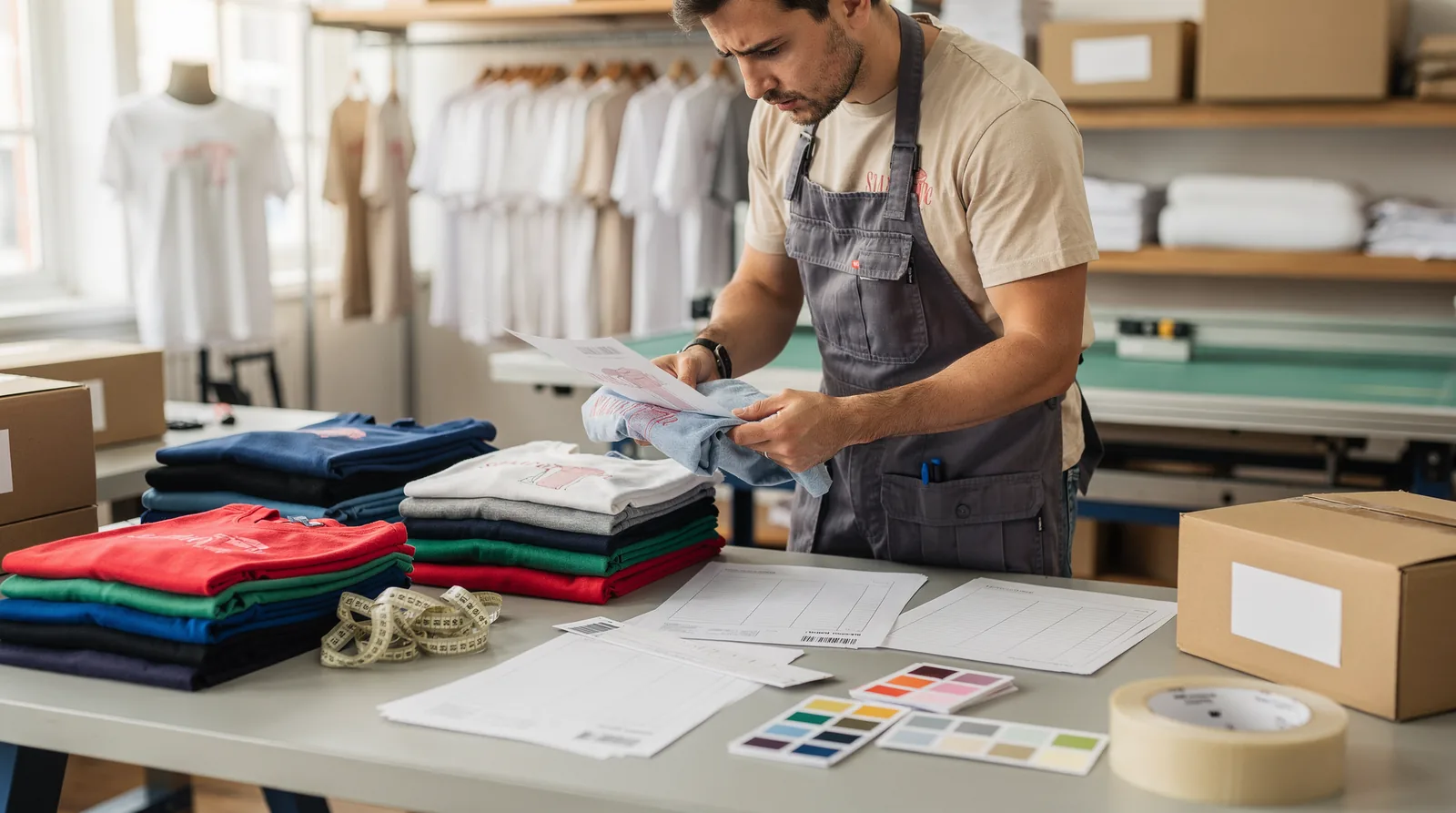 Late artwork approval causes most missed deadlines in custom decorated apparel orders. Business owners